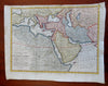 Arabia Persia Ottoman Empire east Africa Emerald Mts. 1777 Bowen hand color map