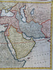 Arabia Persia Ottoman Empire east Africa Emerald Mts. 1777 Bowen hand color map