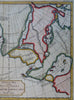 Admiral de Fonte Sea of West Fictional North America 1754 rare de L'Isle map