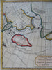 Admiral de Fonte Sea of West Fictional North America 1754 rare de L'Isle map