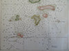 Isles of Shoals New Hampshire 1890's HC nautical map Maine Smuttynose Island