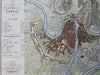 Verona Italy Italia 1842 Allodi scarce City Plan detailed hand color map