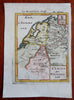 Germany Netherlands Westphalia Holy Roman Empire 1719 Mallet miniature HC map