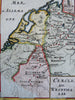 Germany Netherlands Westphalia Holy Roman Empire 1719 Mallet miniature HC map