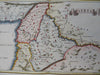 Syria coastal Antioch Chaldea Babylon Babylon 1768 Toms scarce hand color map