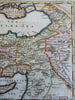 Asia Minor Turkey Assyria Armenia Cyprus Mesopotamia Georgia 1709 Moll map
