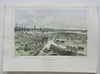 Fort Vancouver Washington Territory Encampment 1860 Sarony early city view print