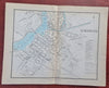 Limerick Ireland Detailed Tourist Map 1874 A. & C. Black city plan