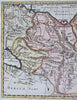 Central Asian Steppe China Scythia Korea Persia 1711 Cluverius decorative map