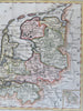 United Provinces Holland Netherlands Amsterdam 1800 Thomas & Andrews scarce map