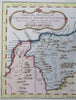 South America Venezuela Colombia 1754 Bellin engraved decorative map