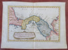 Central America Panama Columbia Panama City 17545 Bellin engraved hand color map