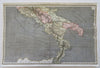 Southern Italy Roman Empire Latium Rome Apulia 1806 Tanner hand color map