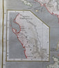 Ancient Greece Hellas Boeotia Attica Euboea Athens Delphi 1806 Tanner hc map