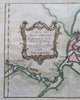 Luoyuan Bay China Min River Fuzhou China Fujian Province c. 1750's engraved map
