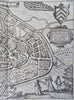 Lier Brabant Belgium Low Countries 1612 Blaeu Guicciardini lovely city plan map