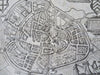 Lier Brabant Belgium Low Countries 1612 Blaeu Guicciardini lovely city plan map