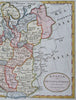 Russian Empire Muscovy Finland Novgorod Moscow 1788 Kitchin hand color map