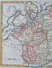 Russian Empire Muscovy Finland Novgorod Moscow 1788 Kitchin hand color map