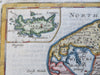 Kingdom of Denmark Fyn Jylland Sjaelland Scania Copenhagen 1709 Moll map