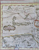 Gobi Desert China Tibet Himalayas Mongolia Karakorum c. 1749 Bellin color map