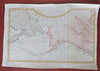 Alaska new Discoveries Aleutian Islands Russia Canada 1804 Gridley engraved map