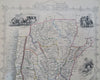 South America Chili La Plata c. 1850 Tallis Rapkin decorative hand colored map
