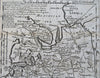 Russia Muscovy Finland Ukraine Lapland Crimea Tartary c. 1725 Moll antique map