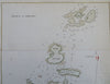 Isles of Shoals Smuttynose & Hog Islands 1850 Blunt engraved coastal survey map