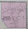 Beverly North Cove Village Farms Essex County Mass. 1872 detailed old map