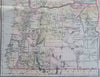 Washington & Oregon Pacific Northwest Seattle Portland Eugene 1889 Bradley map