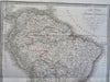 South America Brazil Peru Venezuela Colombia Chile c.1830 Lapie folio map