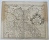 Northeast Germany Prussia Bohemia Poland Berlin Danzig Saxony c. 1740 Bowen map