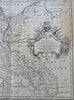 Northeast Germany Prussia Bohemia Poland Berlin Danzig Saxony c. 1740 Bowen map