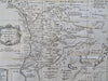 Congo Angola Benguela Africa Monomotapa Matamba c. 1750 old Bellin map