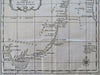 South Africa Zanzibar Mozambique Cape Colony Nataal Xhosa c. 1750 Bellin map