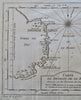 Tierra del Fuego Magellan Straits South America Argentina 1753 Bellin map