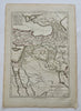 Parthian Empire Persia Middle East Georgia Armenia c. 1780 Bonne historical map