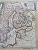 Scandinavia Sweden Denmark Norway Finland Baltic Sea 1772 Kitchin map