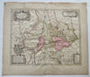 Duchy of Wołów Silesia Wolanus Poland c. 1680 Schenk & Valk large map