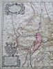 Duchy of Wołów Silesia Wolanus Poland c. 1680 Schenk & Valk large map