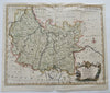 Southwestern Germany Holy Roman Empire Alsace Baden Württemberg 1751 Bowen map