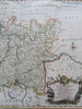 Southwestern Germany Holy Roman Empire Alsace Baden Württemberg 1751 Bowen map