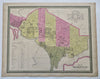 Washington D.C. Capitol Floor 1846-9 Mitchell Burroughs City Plan Map