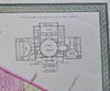 Washington D.C. Capitol Floor 1846-9 Mitchell Burroughs City Plan Map