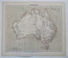 Australia Exploration Routes Tasmania New South Wales Victoria 1874 Flemming map