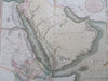 Saudi Arabia Egypt Abyssinia Mountains of the Moon 1811 John Cary large map