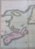 Nova Scotia Newfoundland Gulf St Laurence 1811 John Cary lovely large map