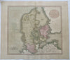 Kingdom of Denmark Copenhagen Baltic Sea Sjaelland 1811 John Cary large map