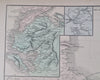 Anatolia Asia Minor Turkey Cyprus Syria 1855 D'Anville Philip scarce large map